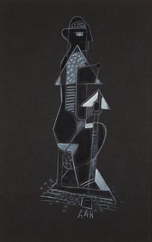 Gösta Adrian-Nilsson, Cubist figure.