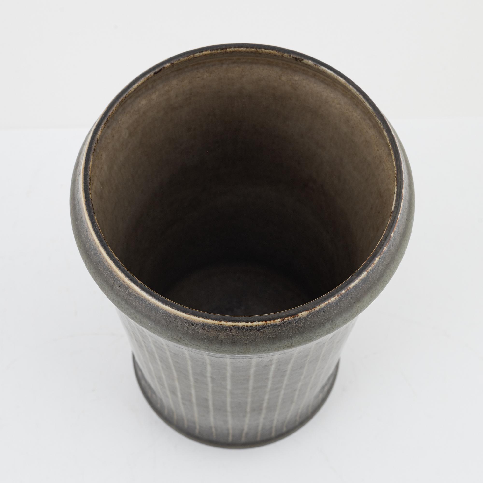 Carl-Harry Stålhane, a stoneware vase, Rörstrand Ateljé.