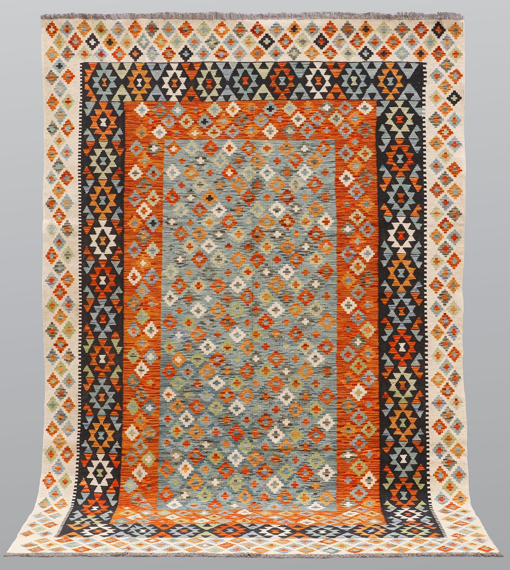 A carpet, kilim, ca 297 x 210 cm.