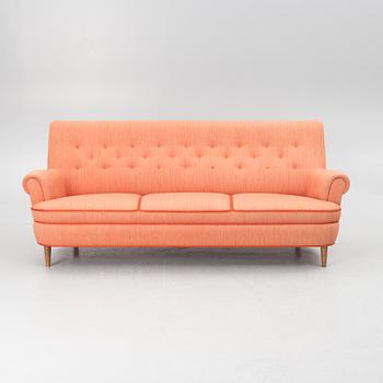 Carl Malmsten, a 'Hemmakväll' sofa, AB O.H. Sjögren, Tranås, late 20th century.