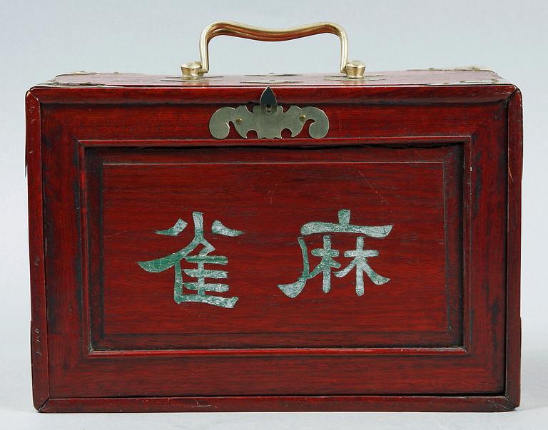 MAH-JONGSPEL, Kina, 1900-talets första hälft.