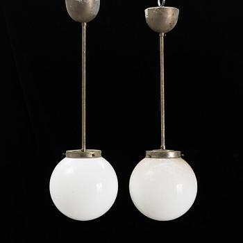 A pair of 1940s ceiling light.