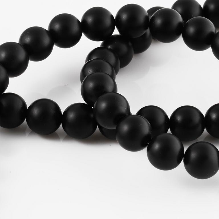 COLLIER, 5 st samt ÖRHÄNGEN, Ole Lynggaard.