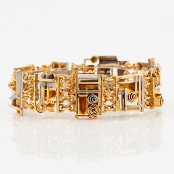 Claës E. Giertta, a bracelet, 18K gold, Stockholm 1965.
