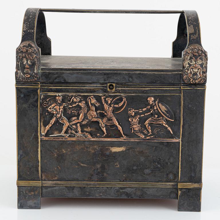 Jewellery box, WMF (Württembergische Metallwarenfabrik), circa 1910.