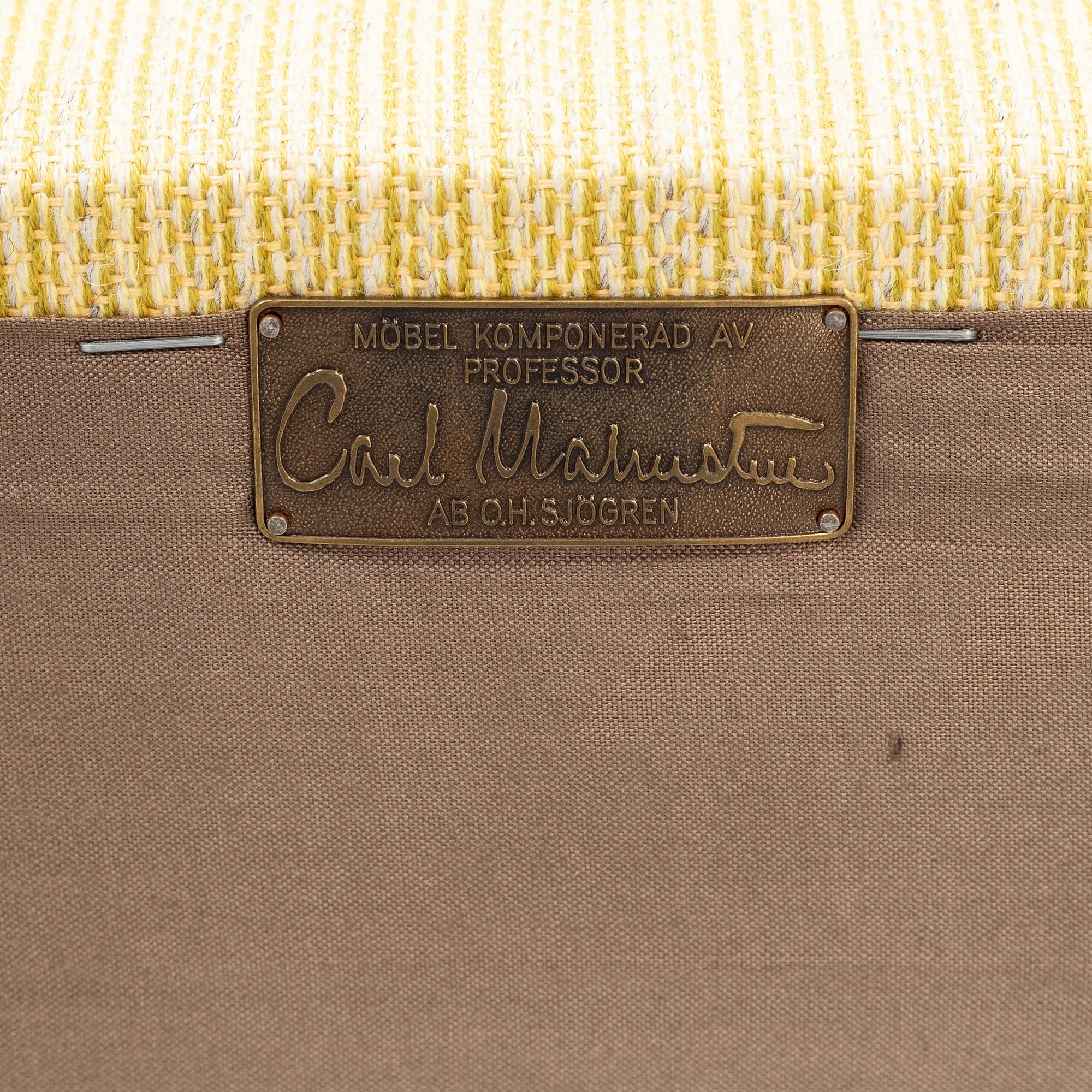 Carl Malmsten, a 'Samsas' armchair, O.H. Sjögren, second half of the 20th Century.