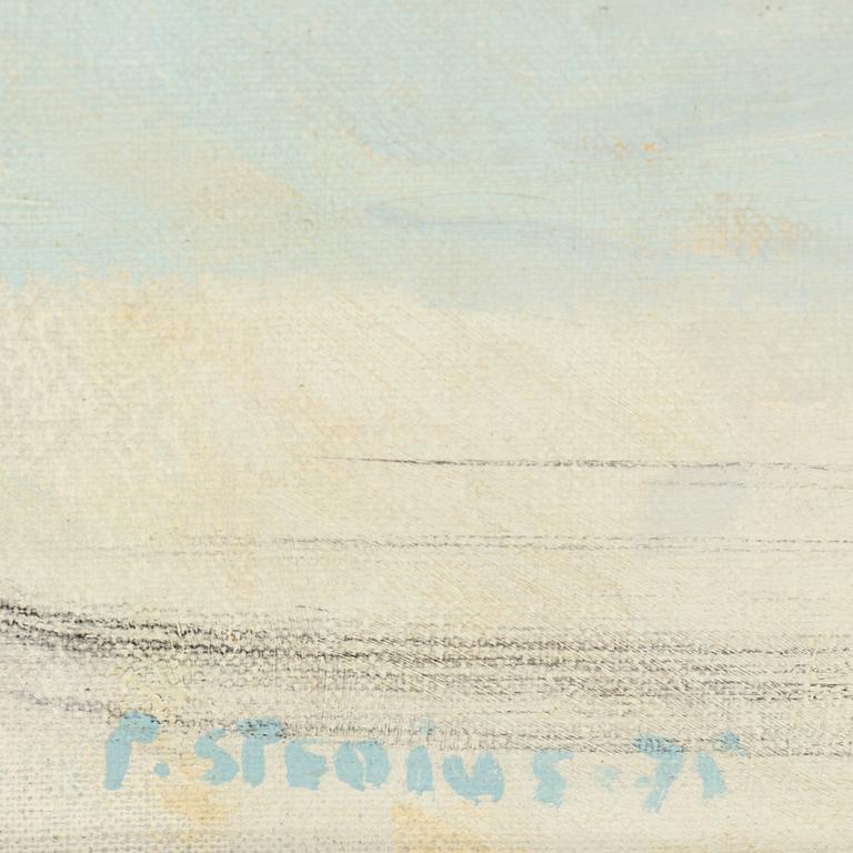 PER STENIUS, oil on canvas, signed and dated P. Stenius -75.