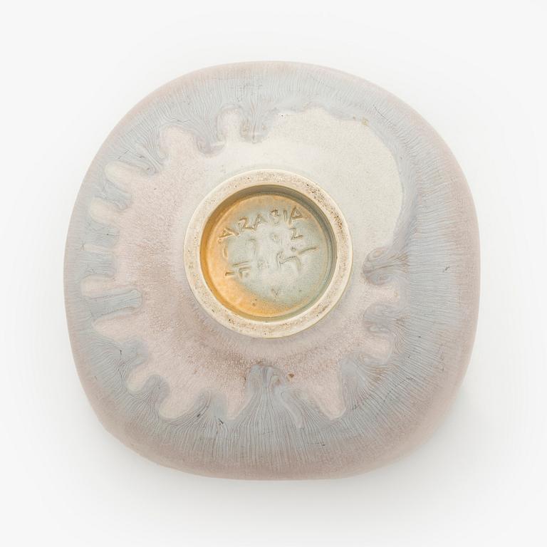 Friedl Holzer-Kjellberg, A ceramic bowl, signed Arabia 1942, -F.H.-Kj-.