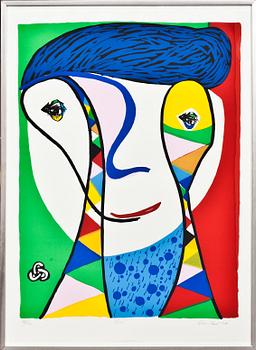 JÖRGEN NASH, 3 st, färglitografier. Signerade och daterade -81 och numrerade. 86/250.