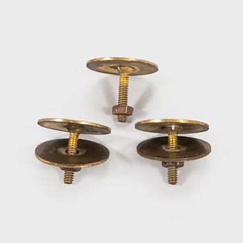 Vägglampor, 3, st,  beställningsarbete Idman 1943.