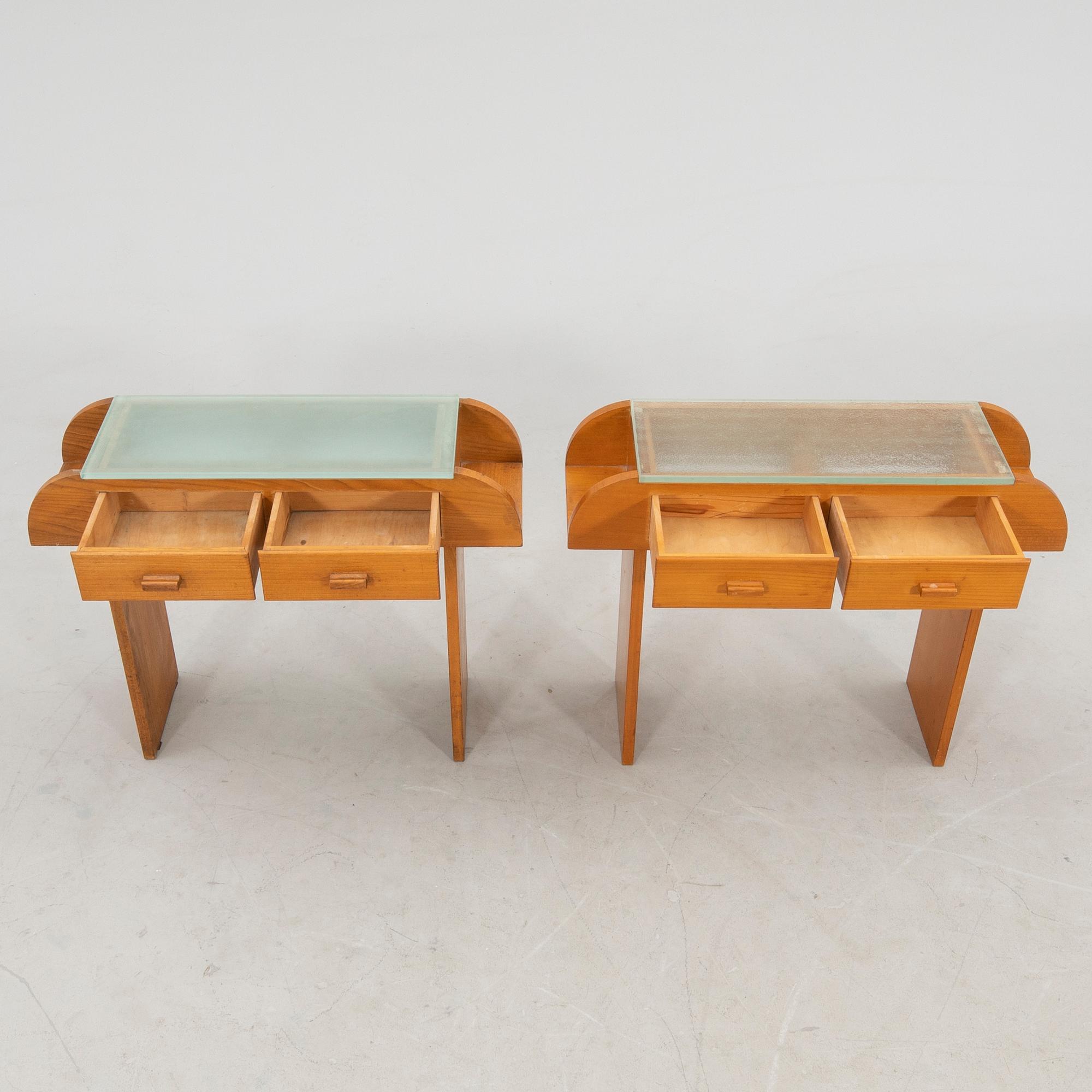 Sängbord ett par Swedish Modern 1940-tal.