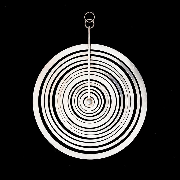 TAPIO WIRKKALA, hänge "silvermåne", silver. Kultakeskus 1972.