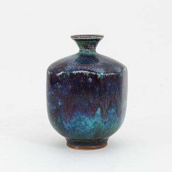 Berndt Friberg, vas, stengods, Gustavsbergs studio, 1974.