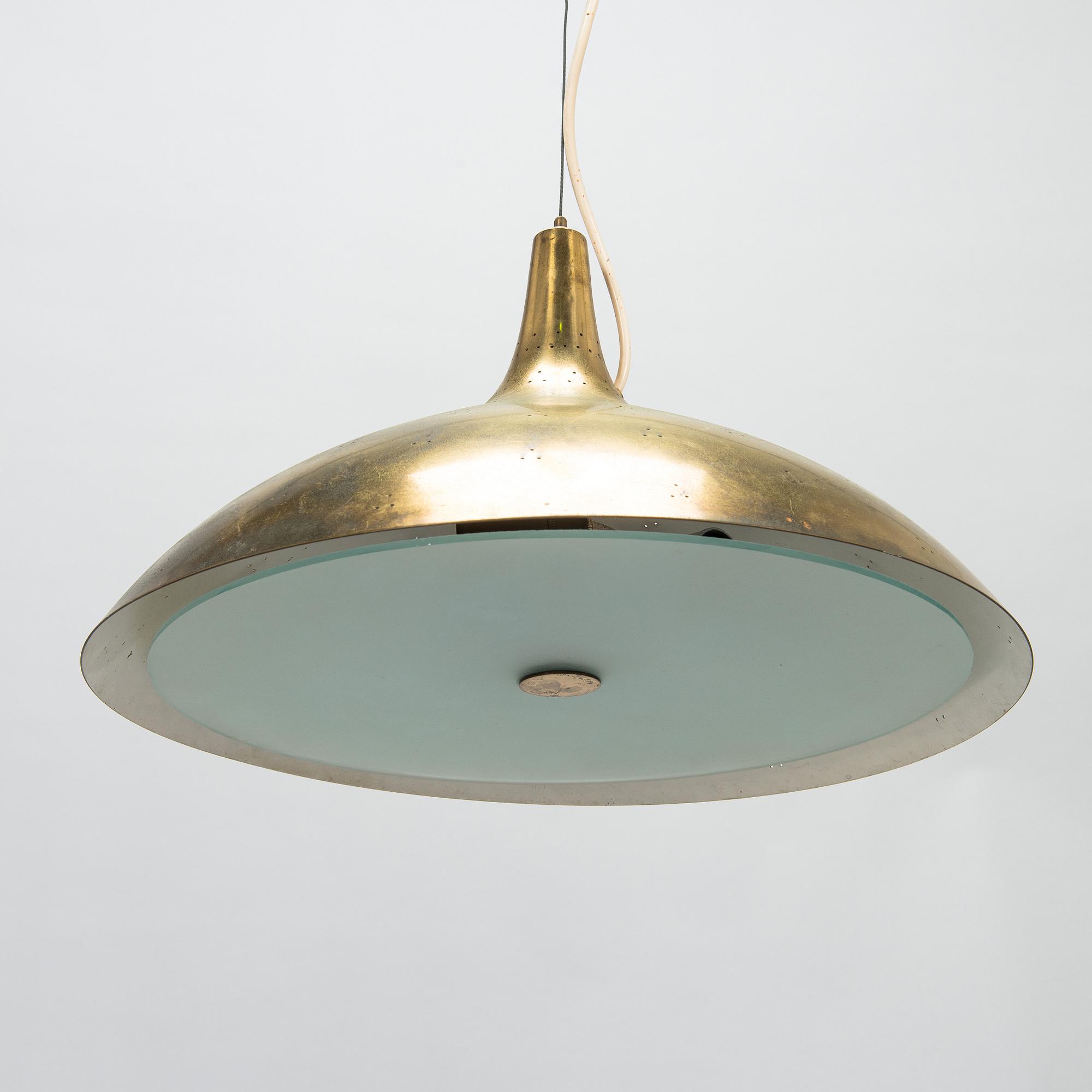 Paavo Tynell, A mid-20th century '1965 A' pendant light for Taito, Finland.