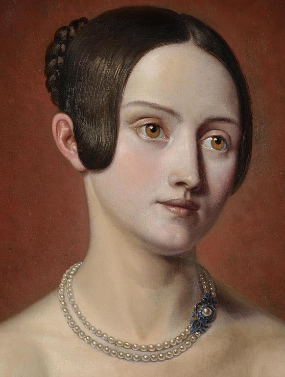 Carl Peter Mazér, Portrait probably depicting "Katarina Zakharovna" (1795-1849).