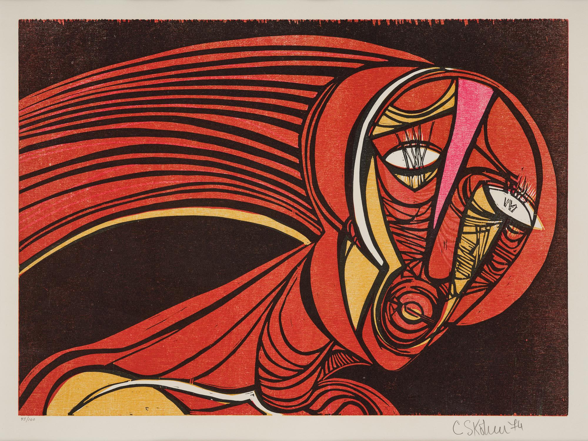 Cecil Skotnes, Untitled from: "Hommage aux Prix Nobel" (The Nobel Prize Portfolio).