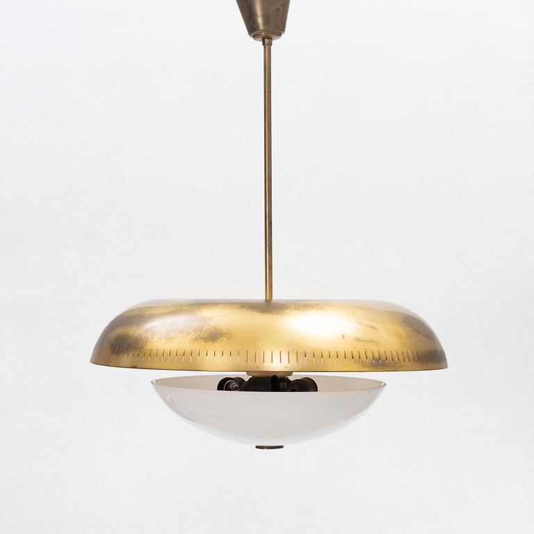 Harald Notini, a Swedish Modern model 11405 ceiling light from Böhlmarks, 1930's/40's.