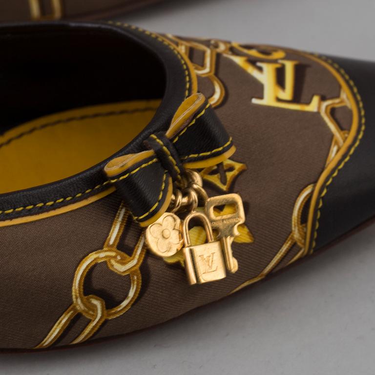 Ballerina shoes by Louis Vuitton.