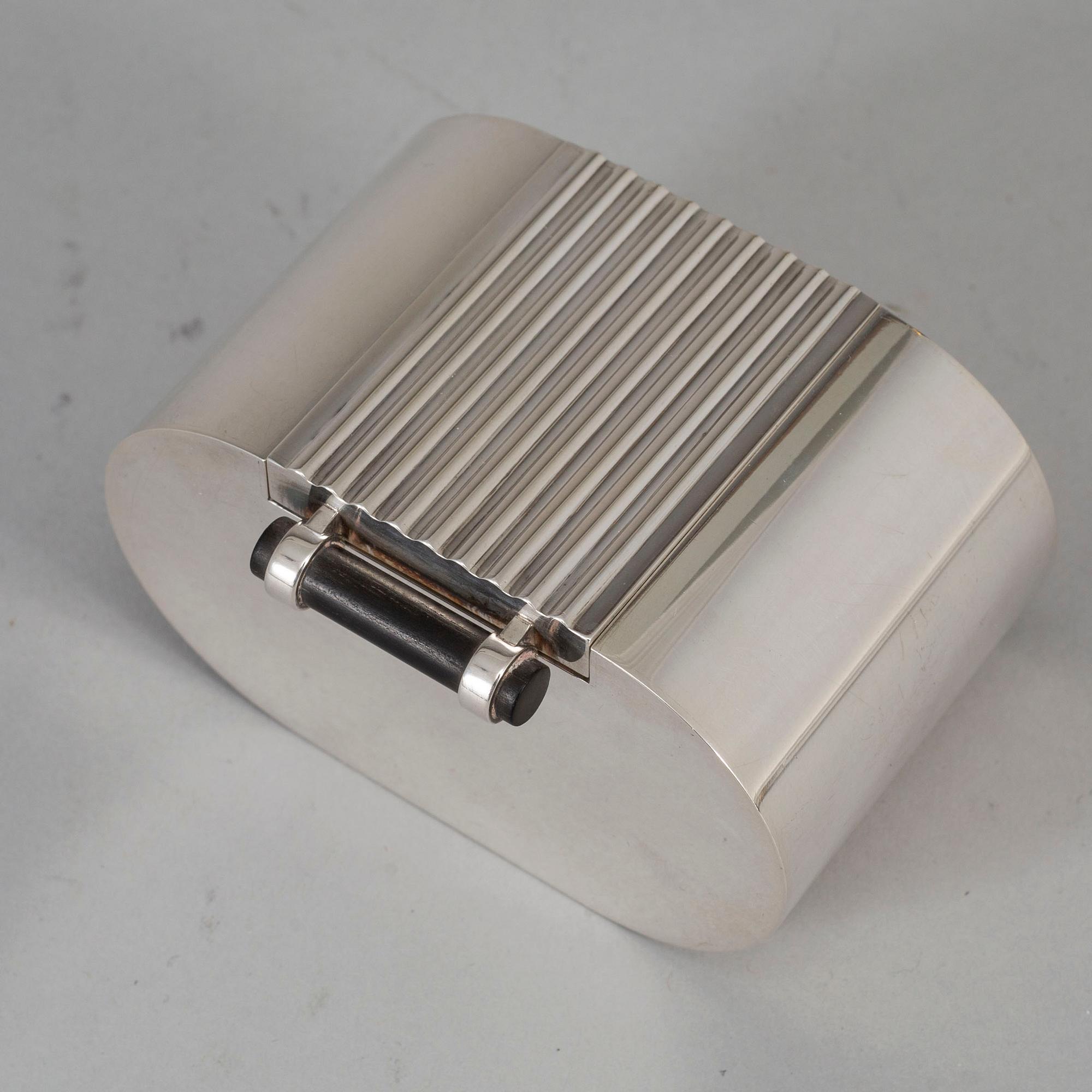 LARS HÅKANSSON, ask, sterlingsilver, Höör 1990. Bok "925, silversmed Lars Håkansson" medföljer.