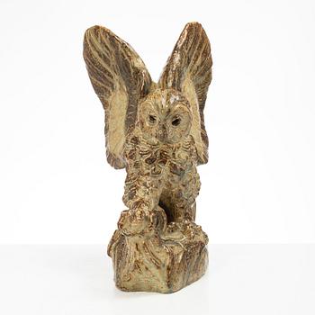 Knud Kyhn, skulptur, stengods, Royal Copenhagen, Danmark, 1960.