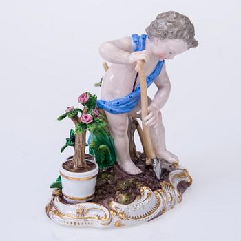 FIGURIN, porslin, Meissen, Tyskland, 1800-tal.