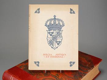 BOK, 2 st, "Suecia Antiqua et Hodierna", Erik Dahlberg. Wahlström & Widstrand, Stockholm, 1924.