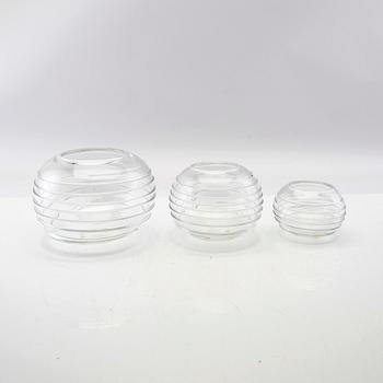 Berit Johansson, vases and bowls 6 pcs signed.