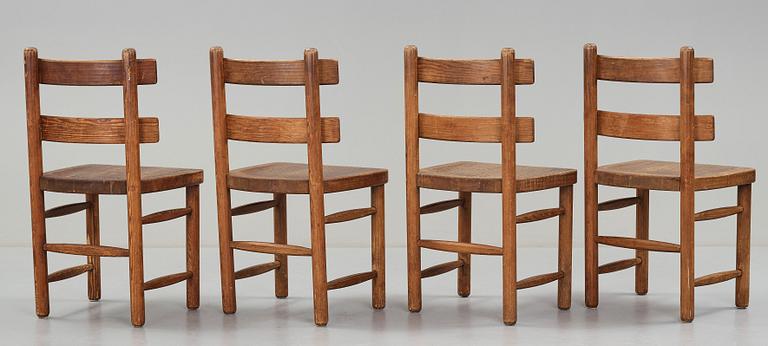 Axel Einar Hjorth, stolar 4 stycken "Sandhamn", Nordiska Kompaniet, 1929.