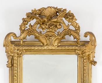 A late 19th century mirror.