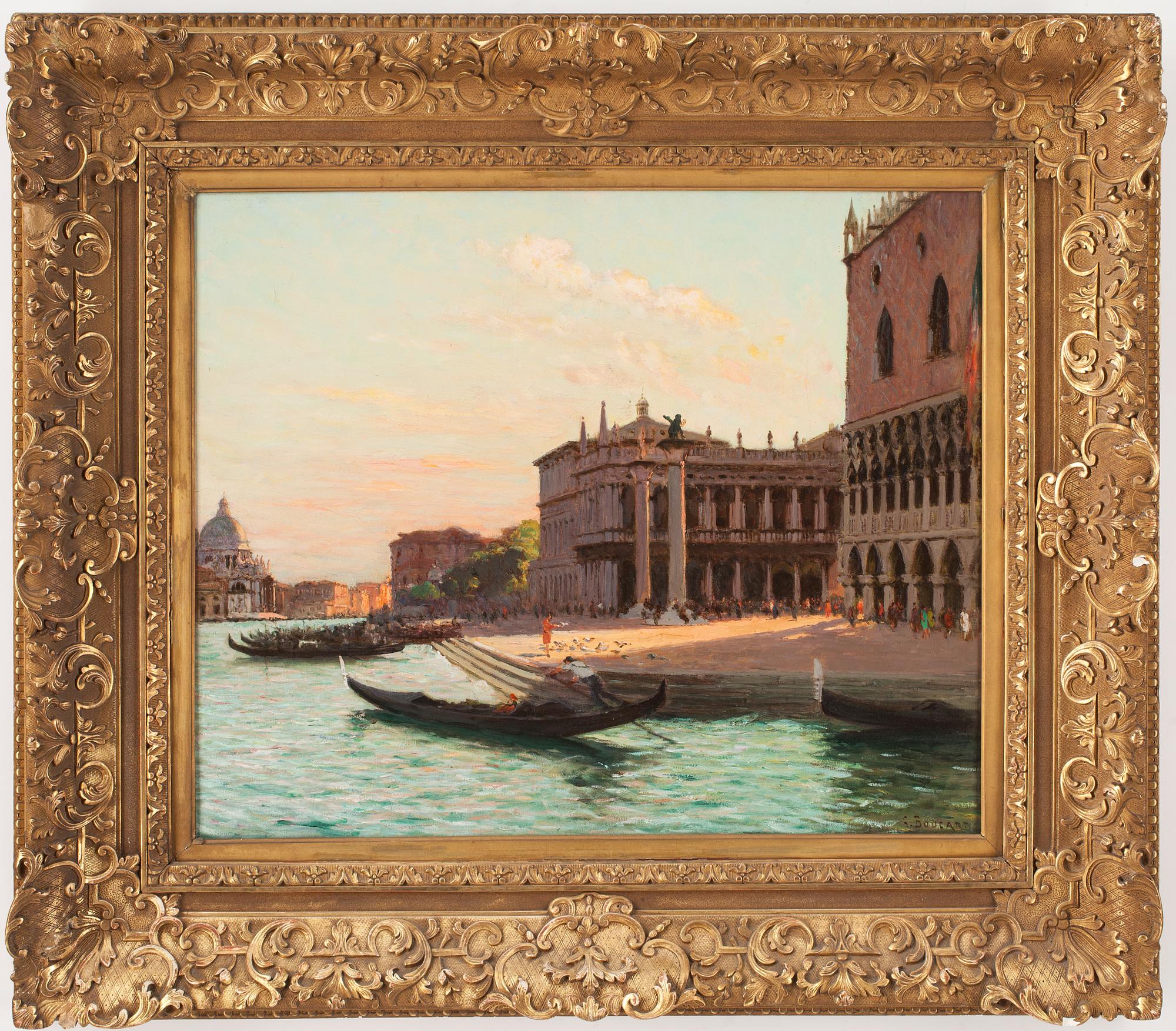 GASTON BOUCART, olja på duk, signerad.