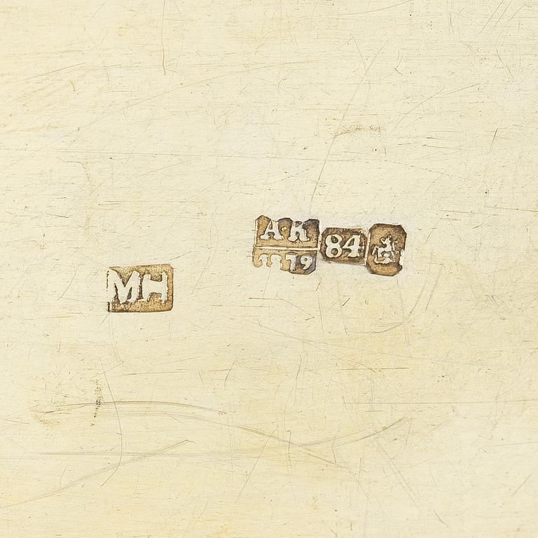 Snusdosa, silver, Moskva, Ryssland 1879.