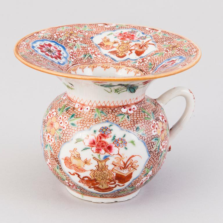 A Chinese 19th Century porcelain spittoon.