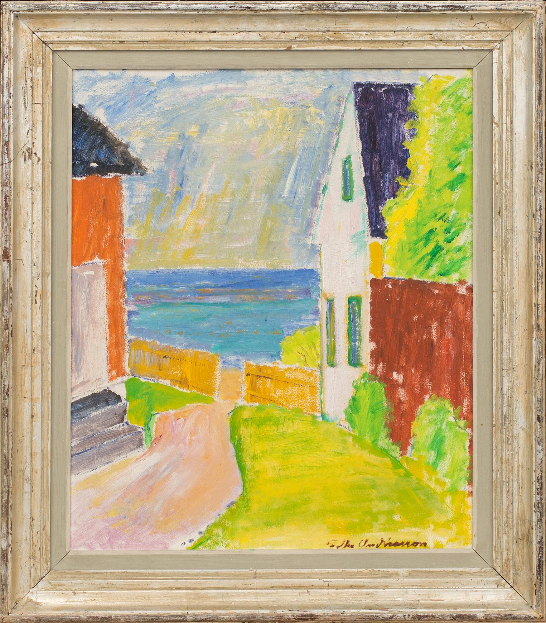 FOLKE ANDRÉASSON, oil on board, signed.