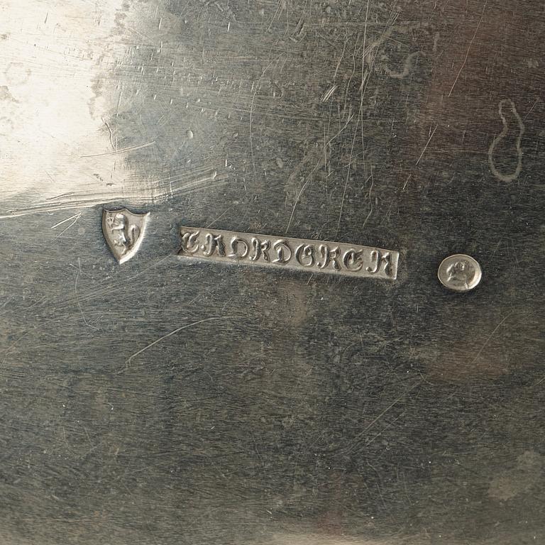 A Swedish late Empire tea pot by Erik Nordgren (Jönköping 1817-47).