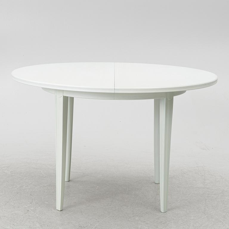 Carl Malmsten, a dinner table with six chairs, 'Brunnsviken', Sweden, second half of the 20th century.