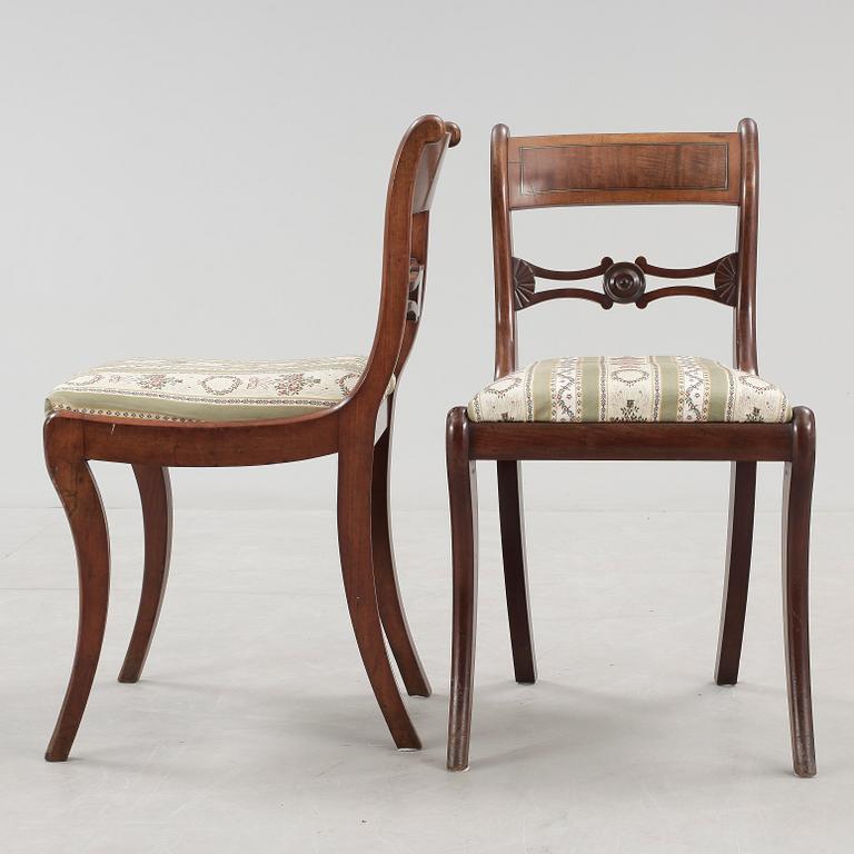 STOLAR, 6 st, senempire, 1800-talets mitt.