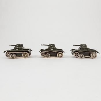 GAMA, 3 stycken stridsvagnar 70/3, Tyskland, 1950-tal.