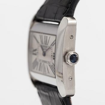 CARTIER, Tank Divan, wristwatch, 38 x 24 mm.