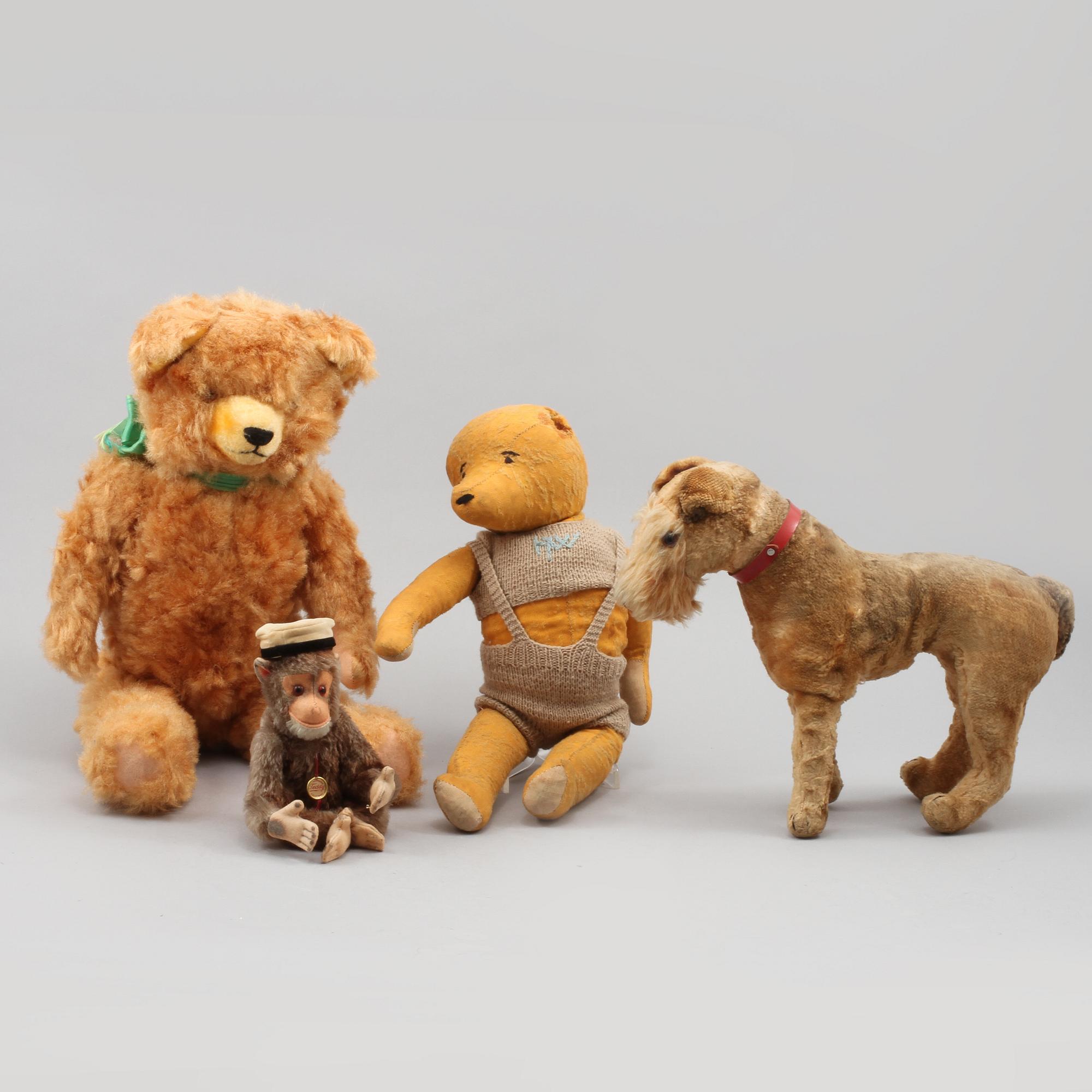 MJUKDJUR, 4 st, 1900-talets första hälft/mitt.