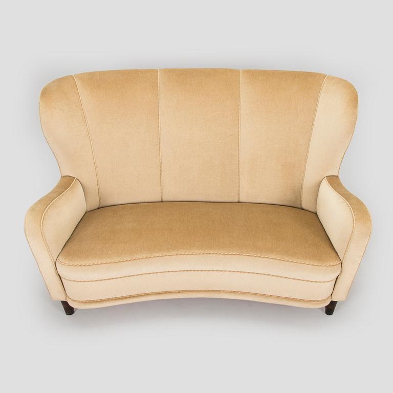 A mid-20th century sofa.