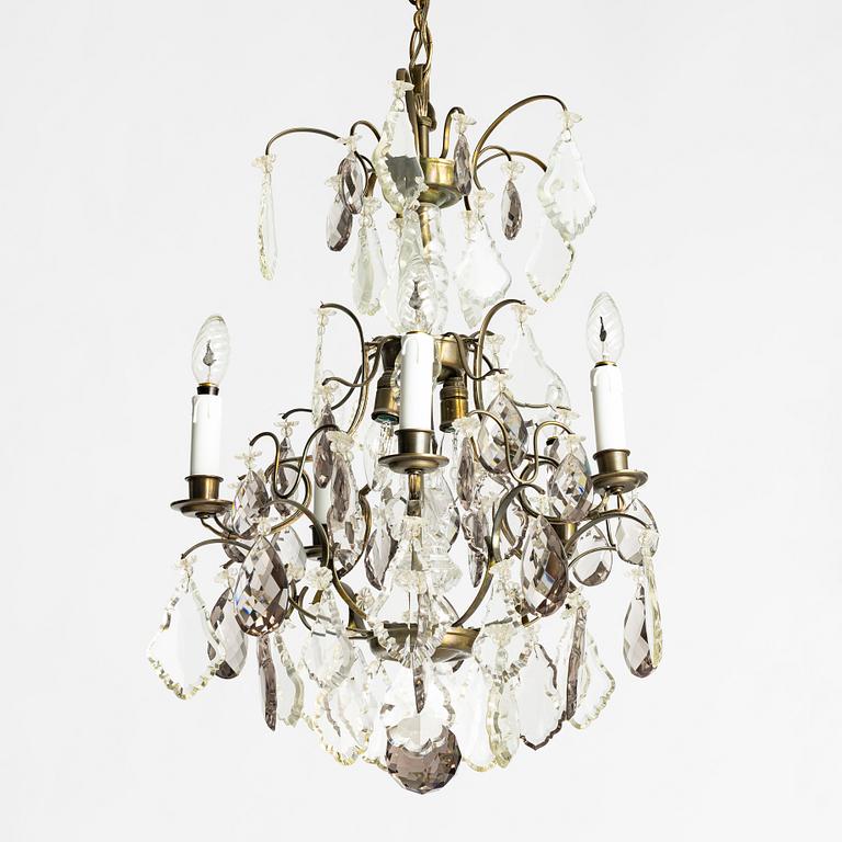 Chandelier, Rococo style, 20th century.