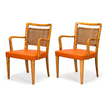 Werner West, a pair of 1930s 'Motti' armchairs for Keravan Puusepäntehdas.