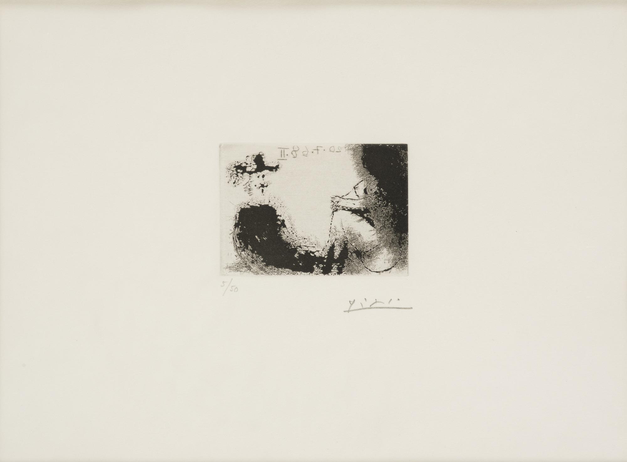 Pablo Picasso, "La Célestine de Fernando Rojas" ur "Séries 347".