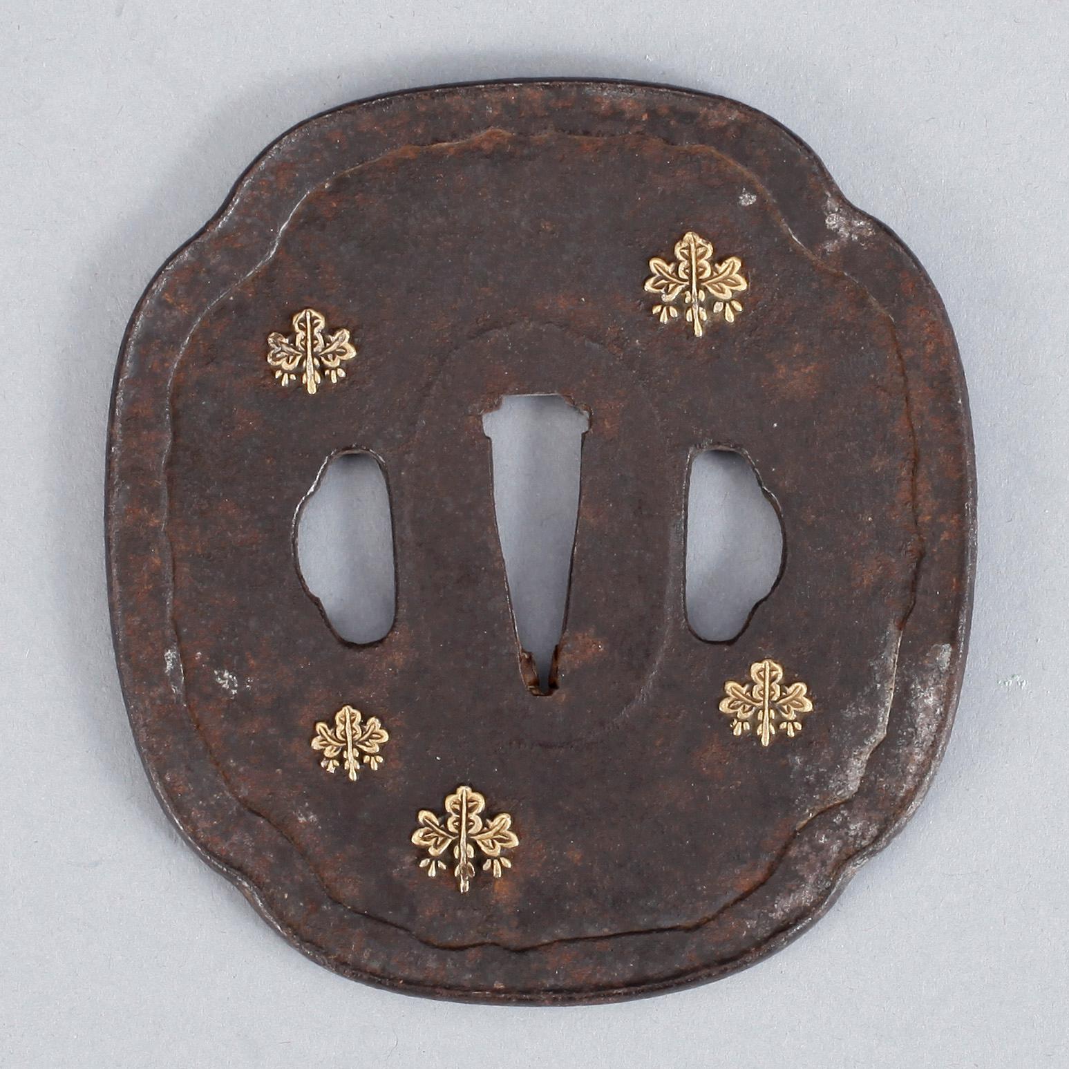 TSUBA, brons, Japan.