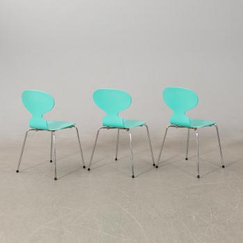 Arne Jacobsen, stolar 5 st, "Myran", Fritz Hansen, 1993.