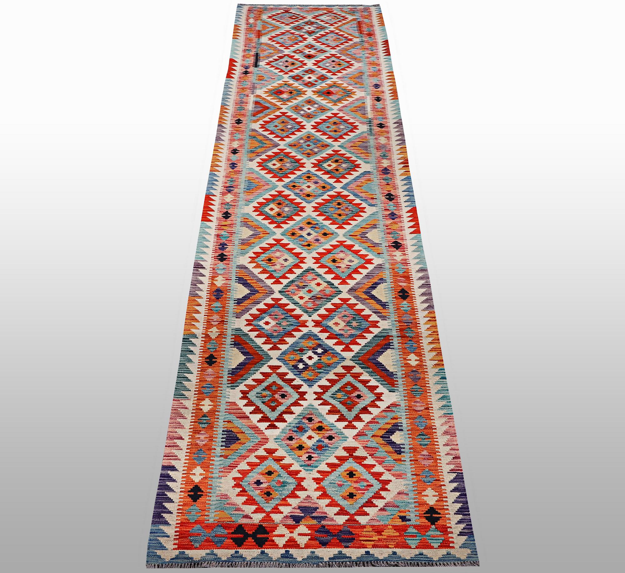 Gallerimatta kelim 479 x 79 cm.