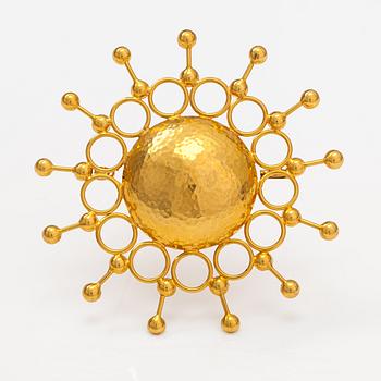 Rintaneula, 14K kultaa. Westerback, Helsinki 1970.