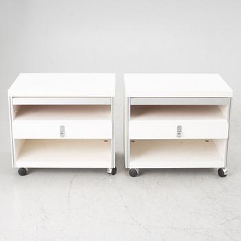 Antonio Gioia, bedside tables, a pair, "Avanti", DUX, second half of the 20th century.