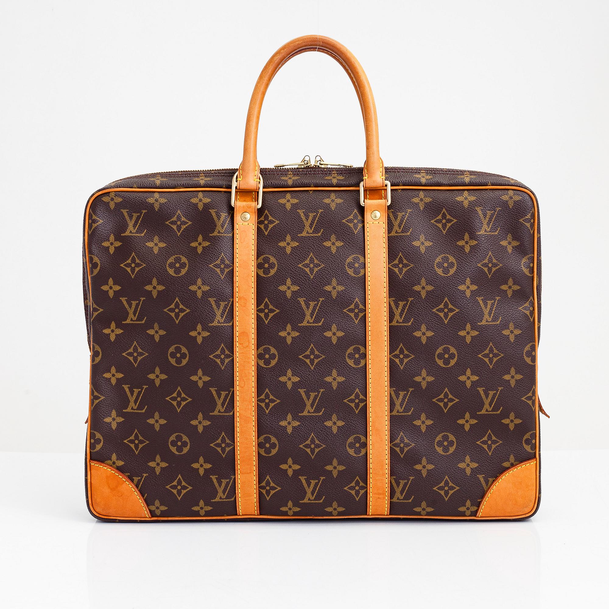 Louis Vuitton, "Porte Documents Voyage", portfölj/väska.