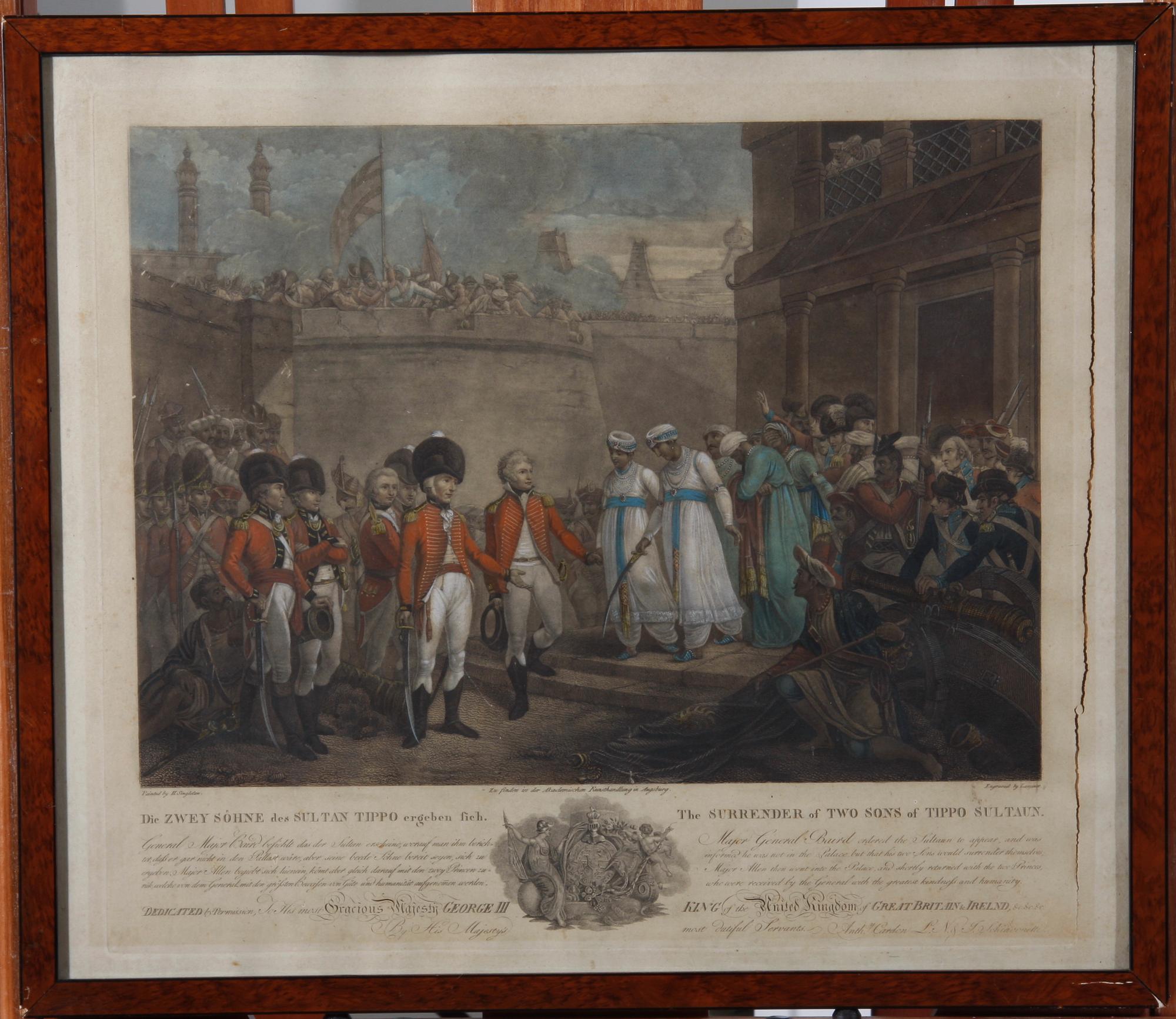 FÄRGGRAVYRER, 2st. 1700/1800-tal.